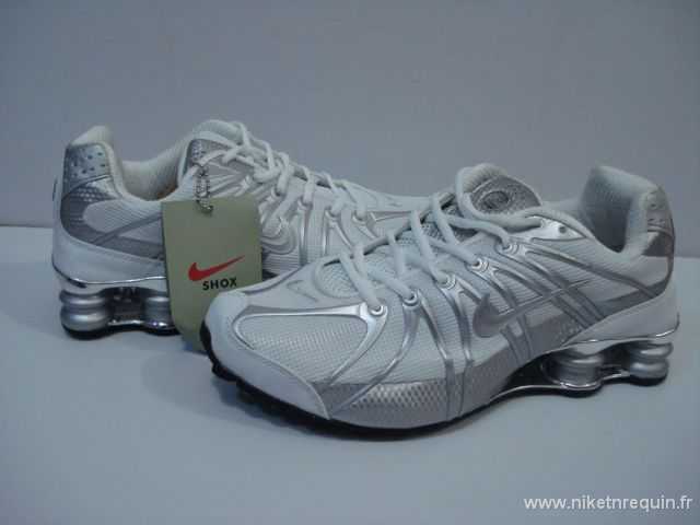 Nouveau Style Nike Shox Oz Mens Blanc Argent